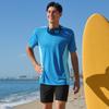 CHARMLEAKS Mens Rash Guards Short Sleeve Quick Drying Rash Vest UPF 50+ Breathable Stretchy T-Shirt