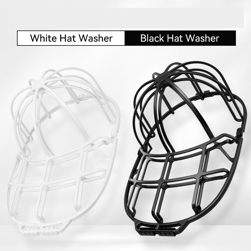 Hat Washer Cage For Washing Machine And Drying Durable Plastic Baseball Cap Cleaner Holder Protector For Daily Use And Travel