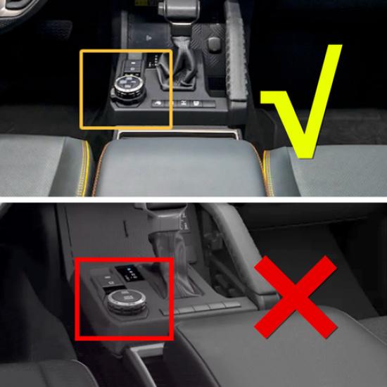 Red Center Gear Shift Level Control Cover Trim For Tacoma 4Runner 25+Accessories