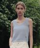 Hardcore Happiness Two-Way Button Knit Vest_Sky Blue