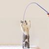 Mulated Mouse Tail Cat Toy Cat Teaser Funny Stick Silicone Long Tail Pet