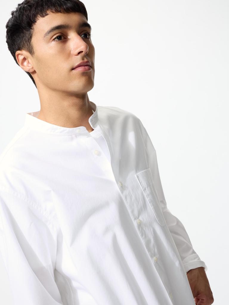 Uniqlo Japan Broadstand Collar Shirt Long Sleeve