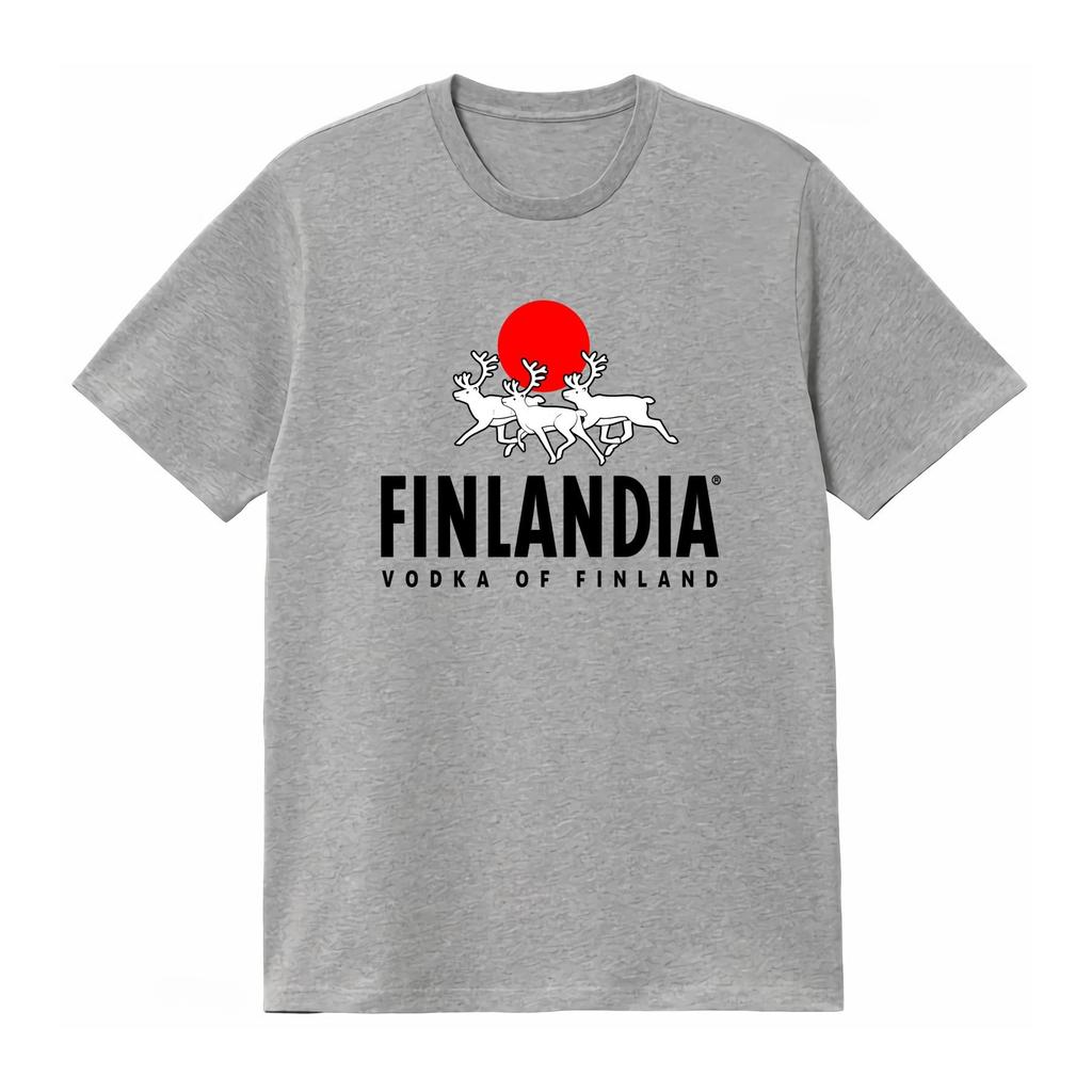 Vtg 80s 90s Finlandia Vodka T Shirt Screen Stars Alcohol Booze Homme Top Everyday Wear Unisexs Clothing Women 2026 Summer T Shirt