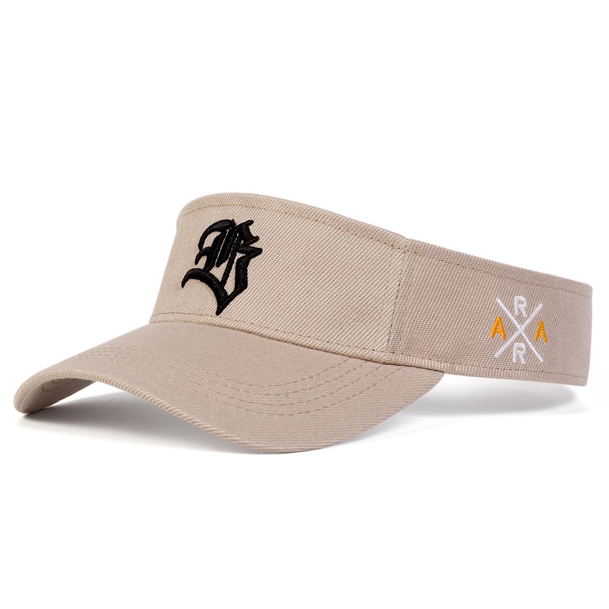 

Унисекс готическая буква B сбоку AR вышивка регулируемый солнцезащитный козырек пустая кепка гольф бейсболки весна лето открытый спорт путешествия для женщин мужчин хаки