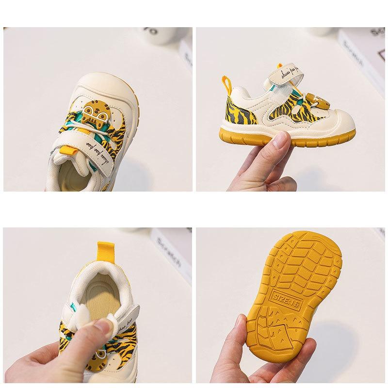 Baby Girls Boys Casual Shoes Spring Autumn Children Sneakers Cartoon Kids Outdoor Shoes Non-slip Soft Sole Infant Toddler Shoes