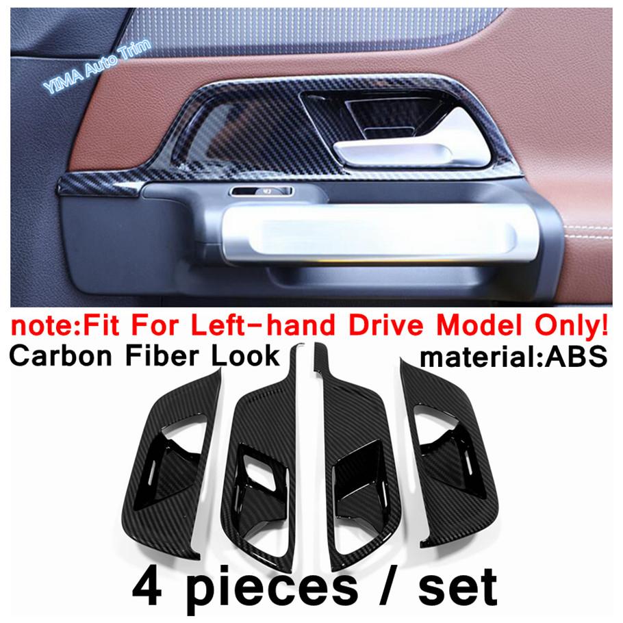 Car Window Lift Button / Armrest Box Switch / Gear Shift Box Decoration Panel Cover Trim For Mercedes-Benz GLA 220 H247 +