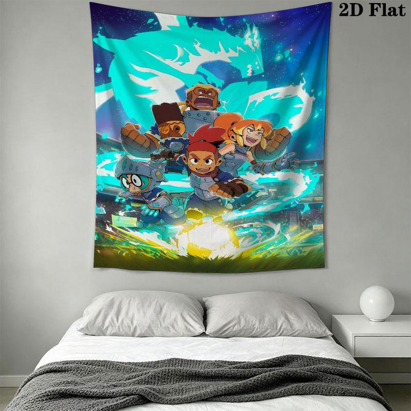 Dragon Striker Wall Hanging Printed Fabric Blanket Decorative Tapestries for Bedroom Living Room Home Decor