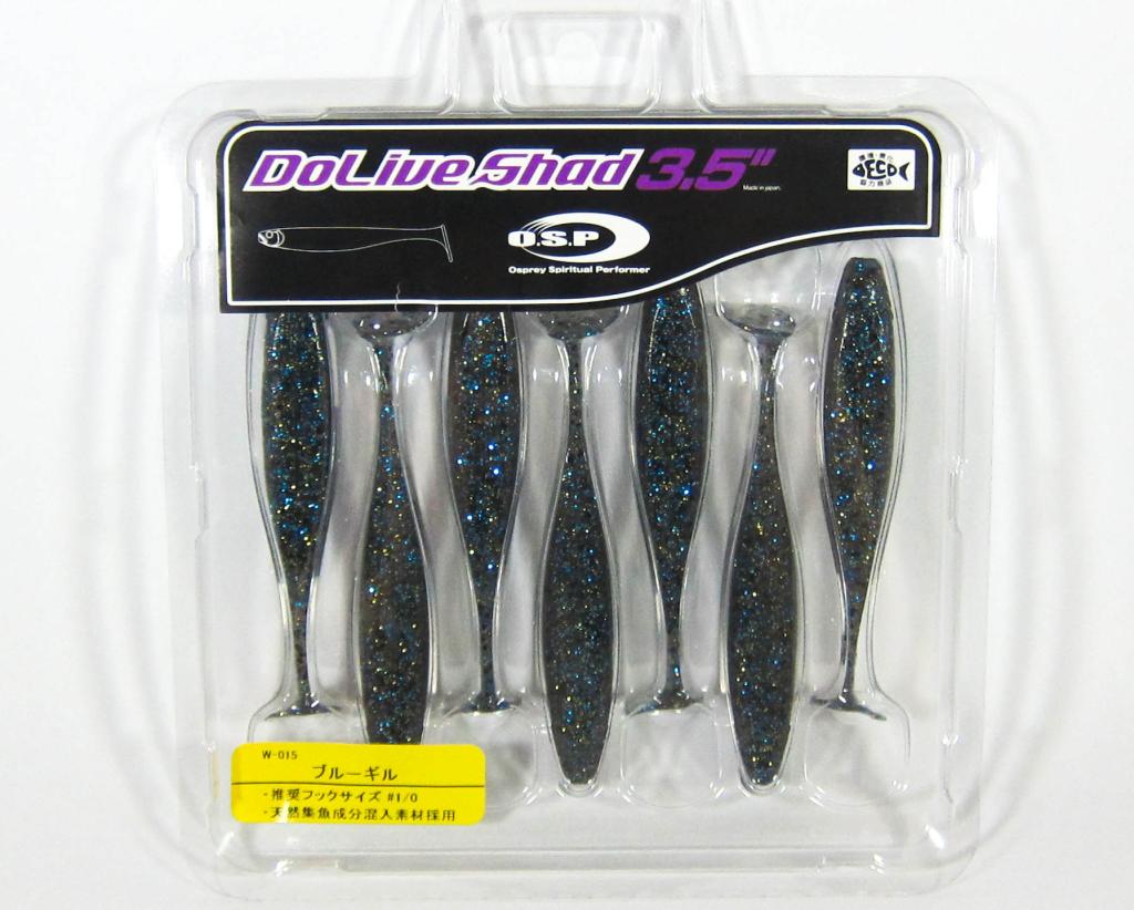 

OSP Soft Lure Dolive Shad 3.5 Inches W-015 (2663)
