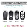 TPU Car Key Case Cover for Ford Fusion Edge Mustang Explorer F150 F250 F350 F450 2/3/4/5 Buttons Key Fob Protector Key Chain Set