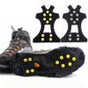 10 Studs Reliability Antiskid Footwear Ice Grippers Spikes Climbing Crampons Suitable for Winter Sports Lover