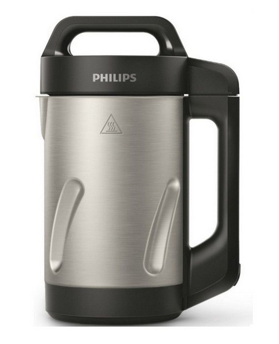 ARBORESCENCE Verwarmende blender voor soep - PHILIPS - HR2203/80 - Serie 3000 - 1000W - kom van 2L - Metaal zwart
