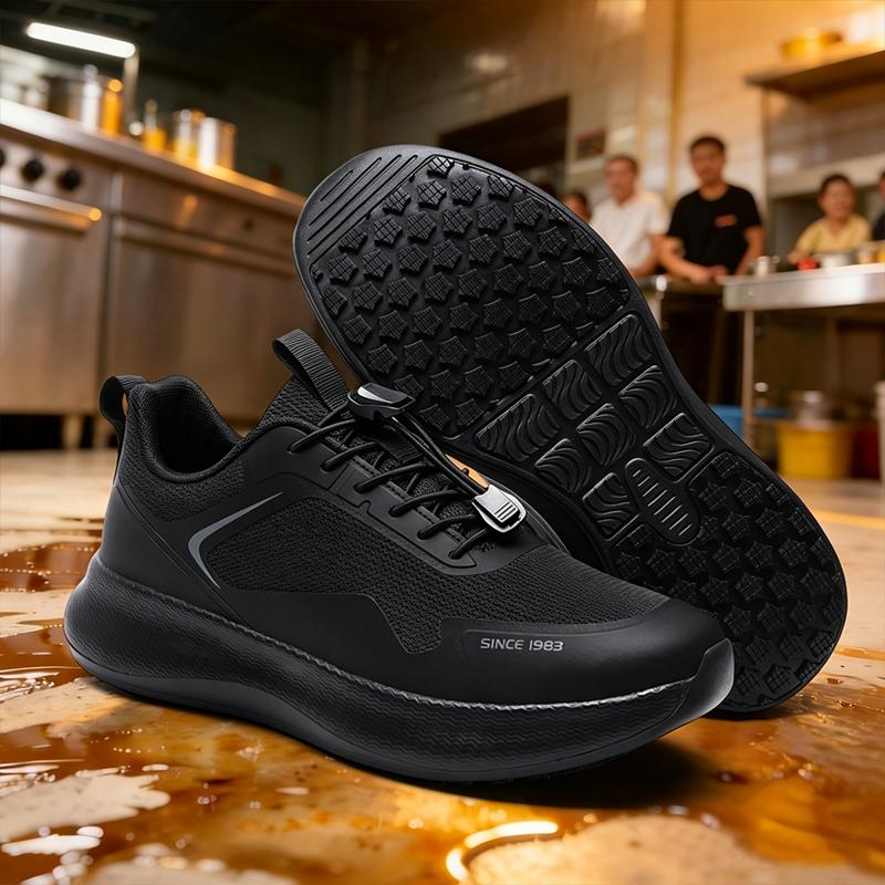 Großformatige Wasserdichte Rutschfeste Kocharbeitschuhe Ölbeständige Küchenschuhe Für Männer Frauen Anti-Rutsch Restaurant Sicherheitsschuhe
