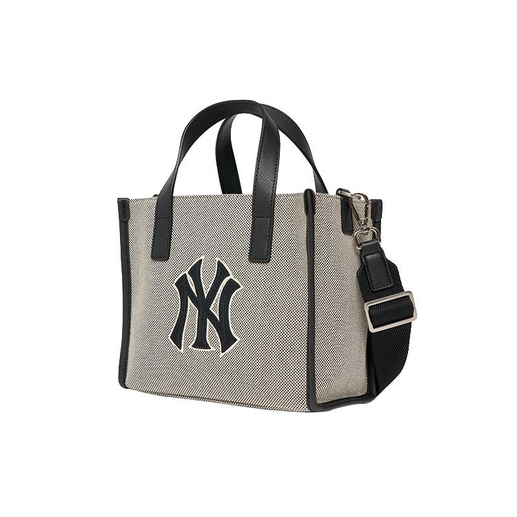 New MLB Canvas Bag, Tote Bag, Shopping Bag, Handbag, Shoulder Bag Trumpets Unisex Black 3AORS062N-50BKS