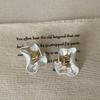 Irregular Petals Red Color Flowers Stud Earrings For Women Exquisite Simple  Sweet Personality Temperament Jewelry