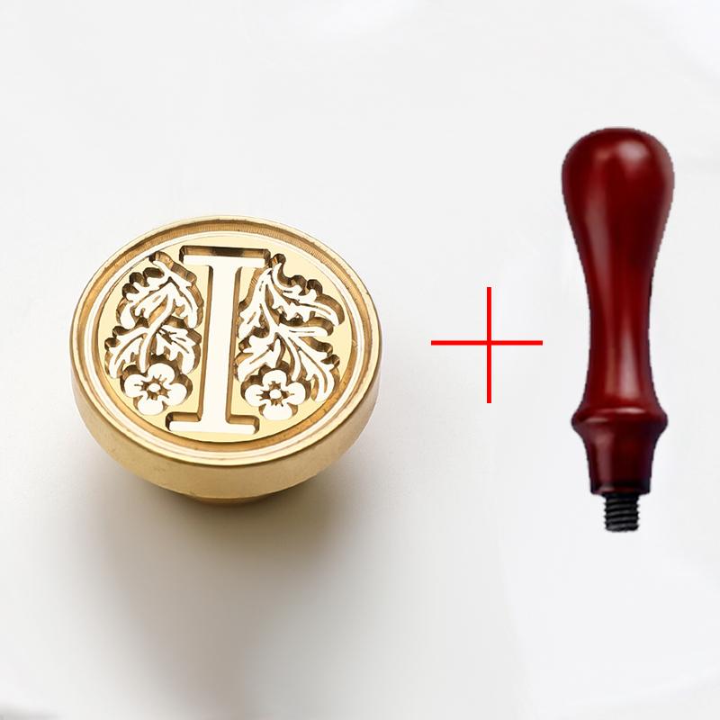 2PCS/SET Vintage Stamp Retro 26 Letters Wax Sealing Stamp Scrapbooking Wax Seal Craft Supplies Invitation/envelop Gift HCZ106-SB