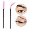 100 PCS Disposable Eyelash Brushes Mascara Wands Eye Lash Eyebrow Applicator Cosmetic Makeup Brush Tool Kits\u2026 (50-Black-Pink)