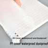 Thickened A6/A5/B5 Coil Notebook with Clear Waterproof Cover - Durable and Wear-Resistant for Students