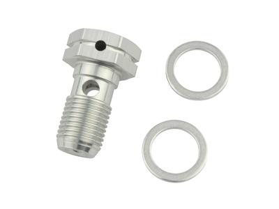 POSH Motorcycle Goods Banjo Bolt Silver 1.00S GR 350018-03