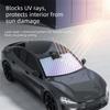Thicken Heat Insulation Car Sunshade Foldable Car Windshield Sunshade  Car Interior Protection