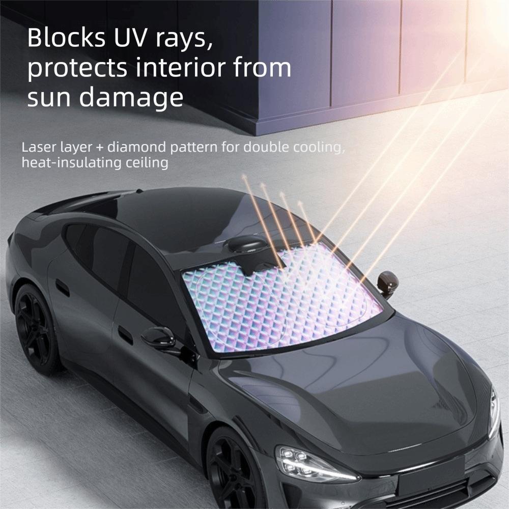Thicken Heat Insulation Car Sunshade Foldable Car Windshield Sunshade  Car Interior Protection