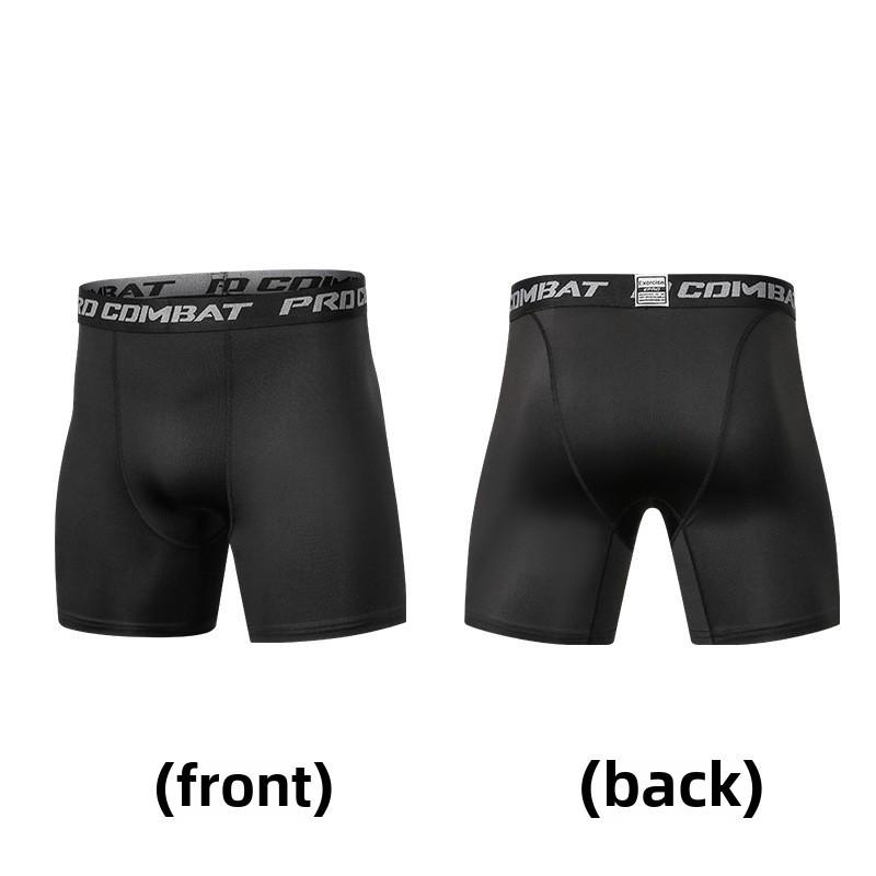 Men’s Quick-Dry Compression Running Shorts - Breathable, Elastic Sports Leggings for Basketball & Fitness.