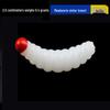 Fishing Simulation Mealworm Soft Bait for Bread, Red Worm, and Micro Fish Species.