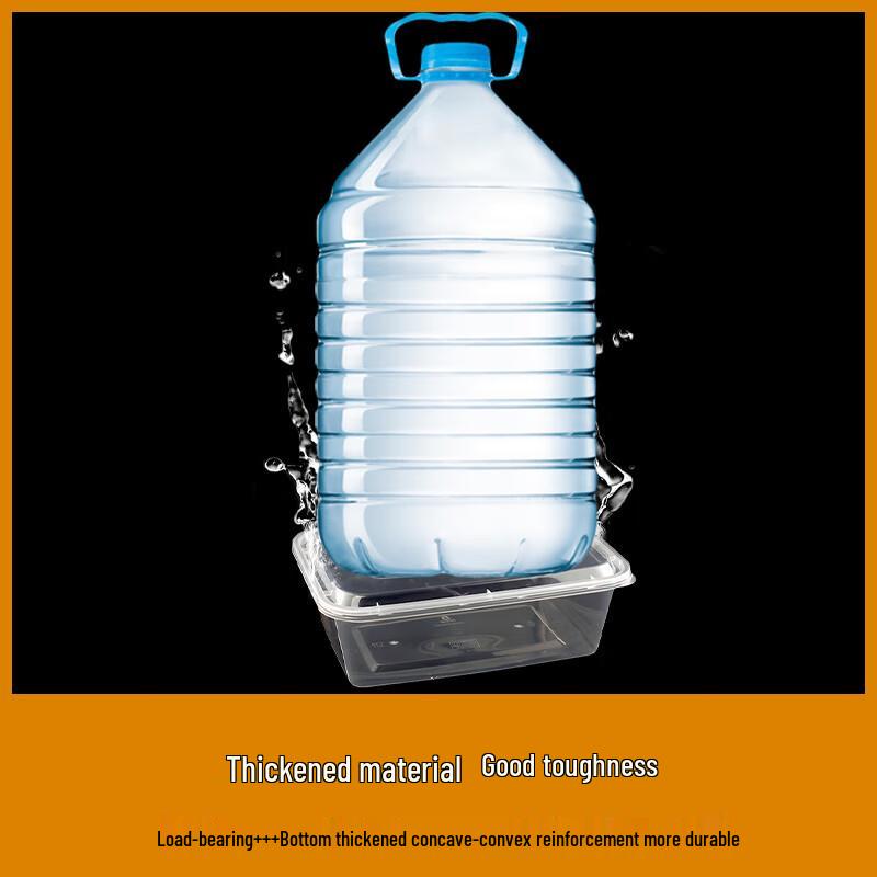 Rechteckiger Einweg-Takeaway-Lebensmittelbehälter