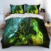 3D HD StarCraft Game Gamer PC Comforter Bedding Set,Duvet Cover Bed Set Quilt Cover Pillowcase,king Queen Size Bedding Set Kids Tool