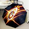 Galatasaray Football Club Automatic Folding Umbrella - 8-Rib Travel Umbrella with Auto Open/Close & Portable Gifts for holidays or birthdays