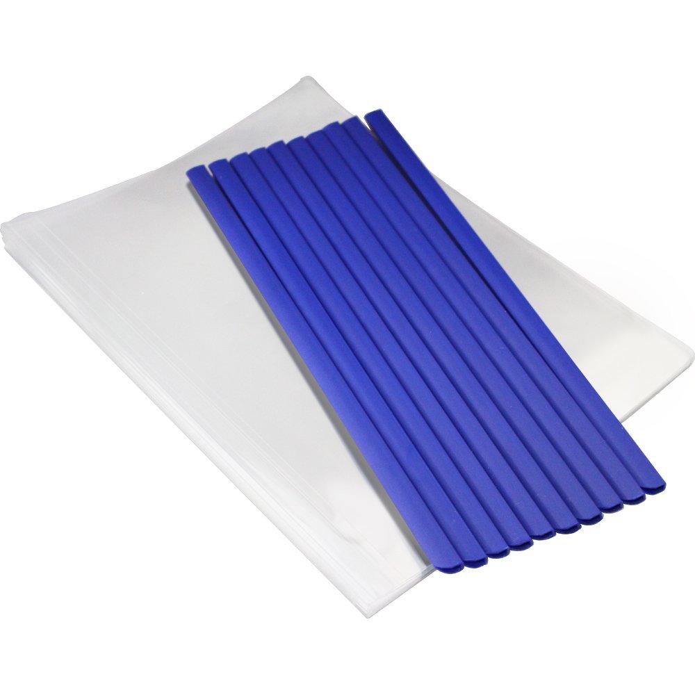 

Держатель для файлов KOKUYO File Rail Clear K2 A4 10 шт. Синий K2F-TP760BX10