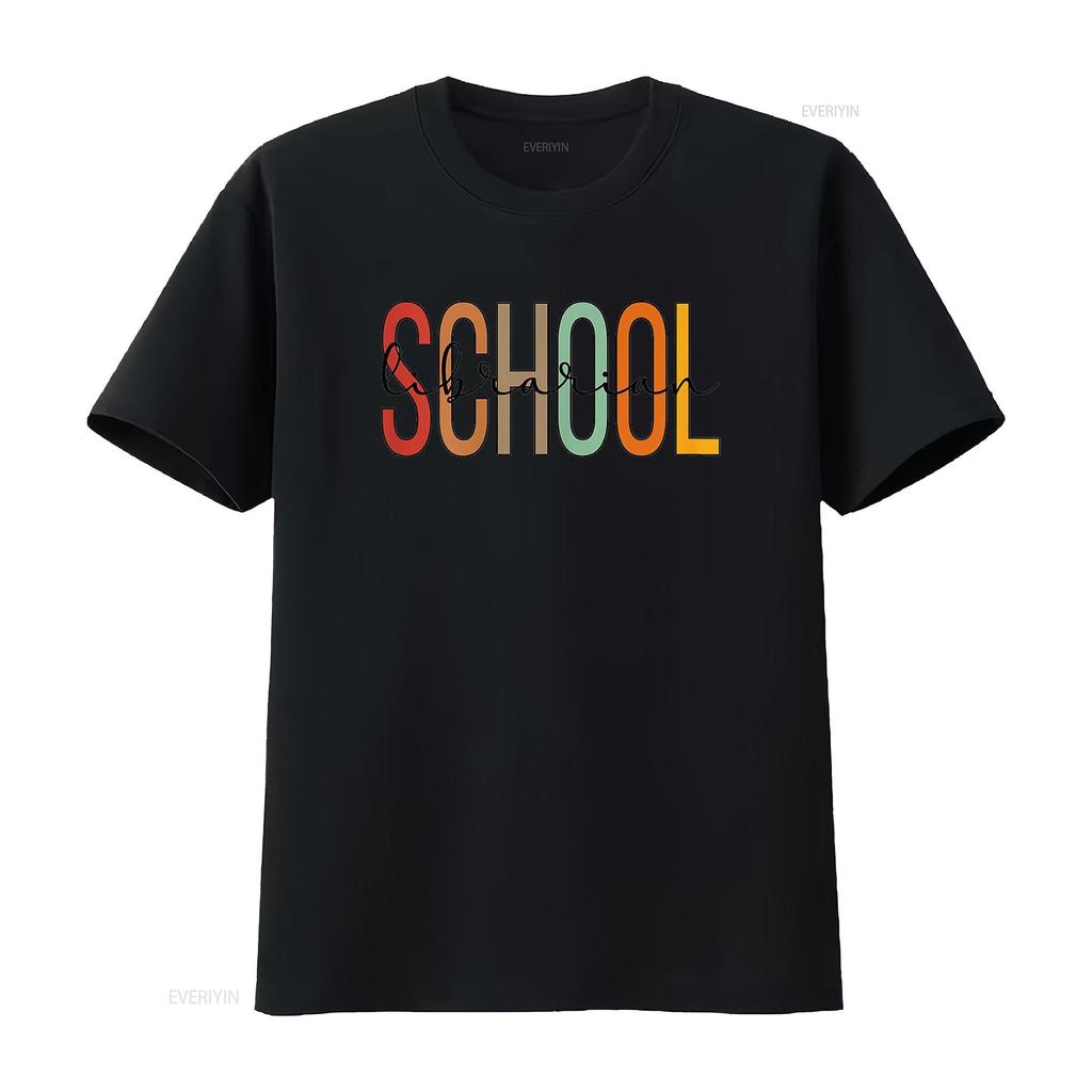 Schulbibliothekar Bibliotheksmitarbeiter Boho T-Shirt vintage gewaschen stilvoll weich Mode Designer Kleidung lässig leicht grafisch