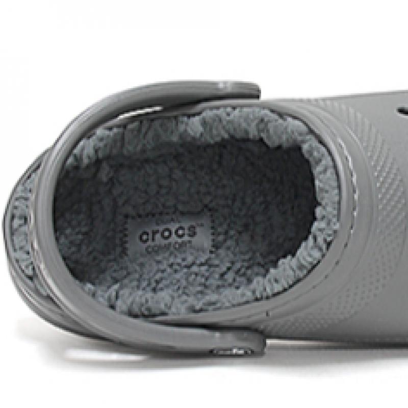 Crocs Unisex Classic Lined Clog Winter Slipper Blue Gray 203591 0ex