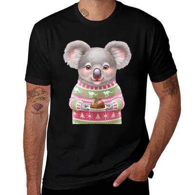 Australian Christmas Koala Tshirt Athletic Quick Dry For Unisex Tshirt