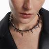 Stylish Gothic Thorn Necklace Adornment Perfect for Punk Style and Trendsetters Seeking Unique Accessories