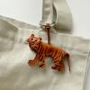 Tiger Leather Key Holder&charm