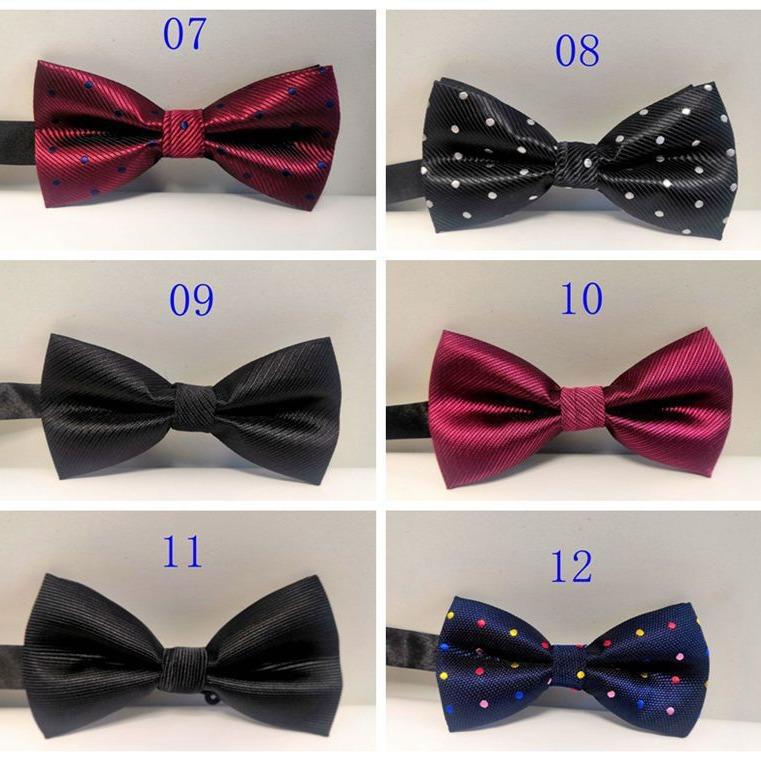 Papillon da Matrimonio da Uomo Abito a Pois Sposo Matrimonio Papillon Vestito Angolo Piatto Papillon Fibbia in Ferro Moda Business