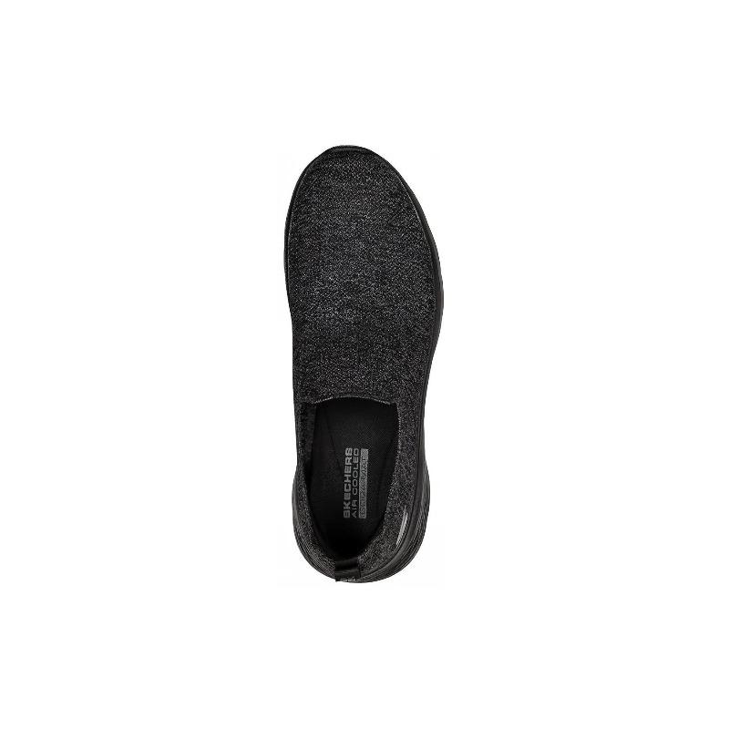 Skechers Go Walk Flex Men Black Low Top Casual Shoes Mesh Fabric Comfortable Versatile 216490-BBK