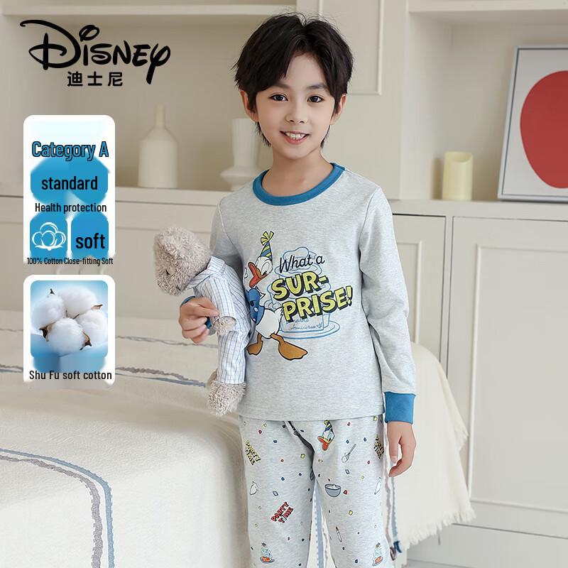 Disney Kids' Pure Cotton Printed Thermal Underwear Set