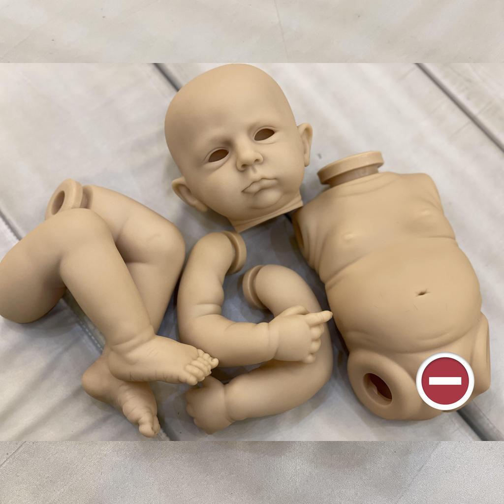 18-20palcový Cameron Reborn chlapec a dívka Celotělový měkký vinyl s 3D malovanými žilkami Viditelné realistické skutečné znovuzrozené panenky a sady nenabarvených panenek