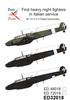 Toromodel Scale Italian Air First Heavy Night Italian Air Force Bf Plastic Model Decals TRMED32018 1/32 Force's Fighter 110C-3 (Airplane)
