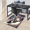 1pc Anime Character Design Office Chair Mat - Seasonal Gift for Anime Lovers, Non-Slip Carpet Suitable for Home Decor, Living Room, Bedroom, Game Room