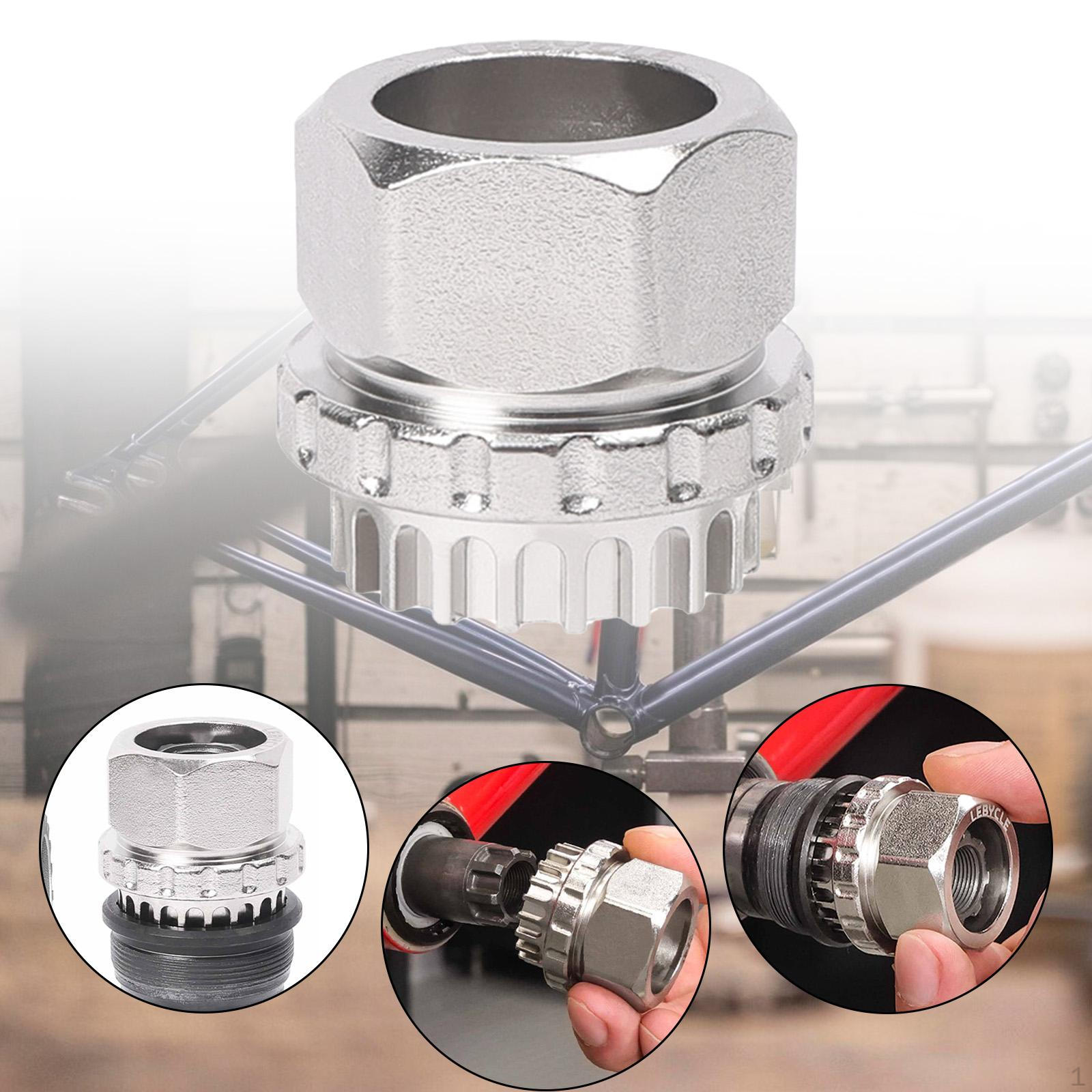 Bike Bottom Bracket Removal Tool,Maintenance Bicycle BB Remover for Spline Brackets