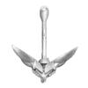 3.3lbs Foldable Grapnel Anchor Stainless Steel Galvanized for Marine Boat Yacht Rafts Canoes Kayaks