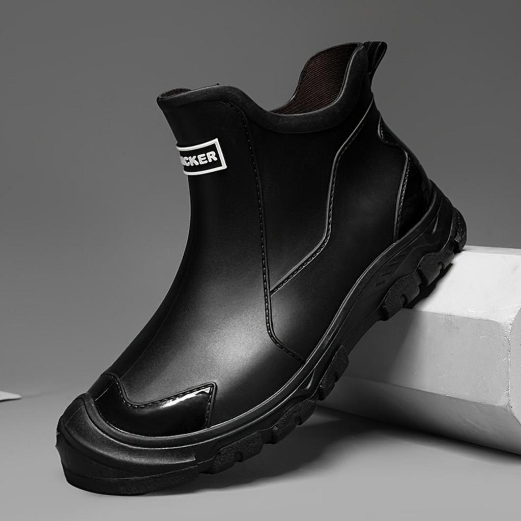 Stivali Antiscivolo di Alta Qualità per Tutte le Stagioni - Suola in PVC Antiscivolo Scarpe da Lavoro Unisex, Adatte per Edilizia, Giardinaggio, Escursionismo, Spiaggia - Facili da Indossare