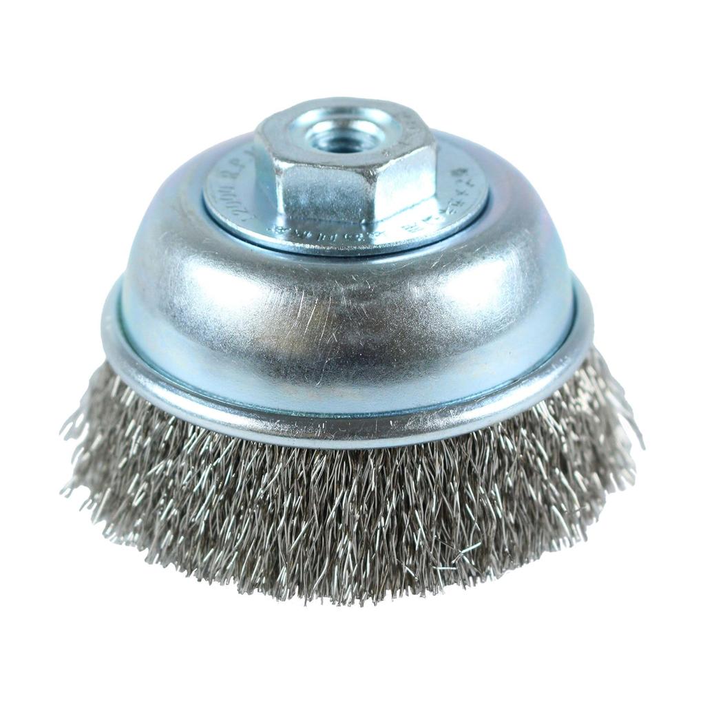 Bigman Cup Stainless Steel Brush, 75mm, Wire, DS-125
