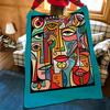 Artist P-Pablo P-Picasso Throw Flannel Cozy Print Blanket, Portable, Durable Machine Washable cute Cool