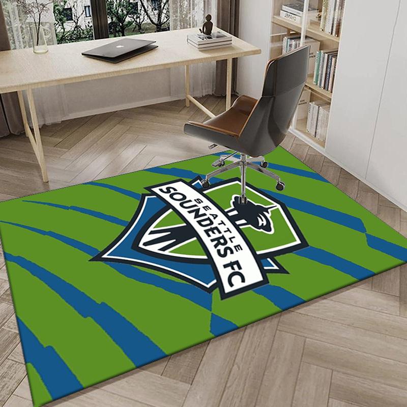 Fc Crest Design Printed Area Rug for Office, Chair Rug, Decorative Carpet Floor Mat, Large Size Fan gifts Christmas gifts