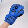 1 Pair PU Leather Boys Breathable Muay Thai MMA Punching Karate Training Gloves 6oz Kids Boxing Training Sparring Gloves