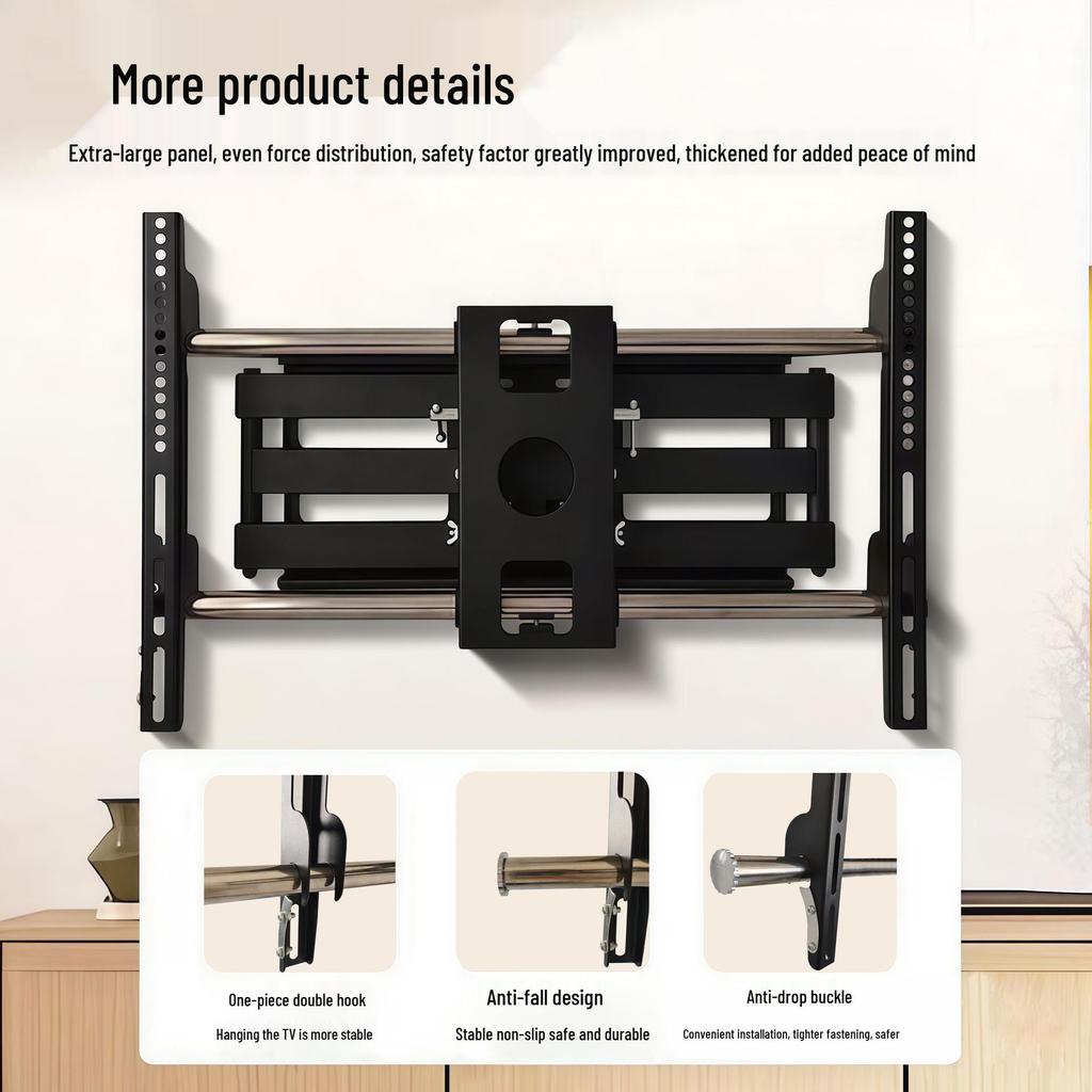 Adjustable Rotating TV and Monitor Wall Mount for 32-80 Inch Screens