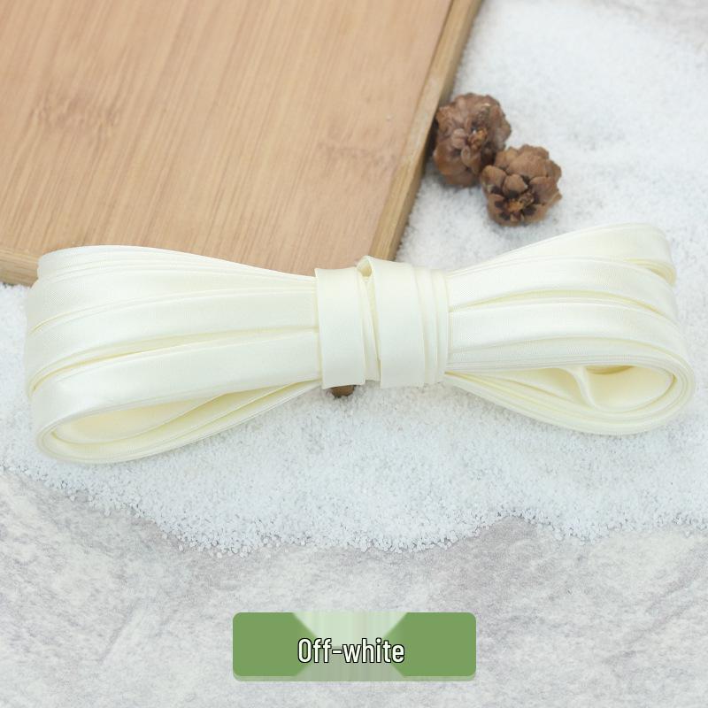 Hengmeihe 0.85cm Satin Cheongsam Hemming Strip: Solid Color, Imitation Silk, Non-Iron Accessories for Women